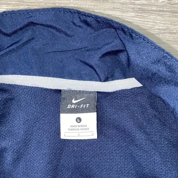 Nike Dry Fit Jacket Navy Blue Large - Picture 6 of 15